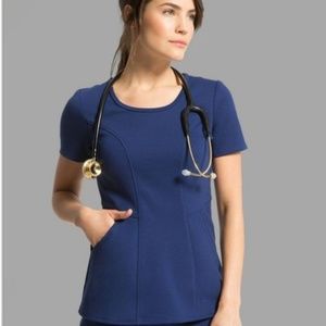 Scrub top scrub pants navy blue